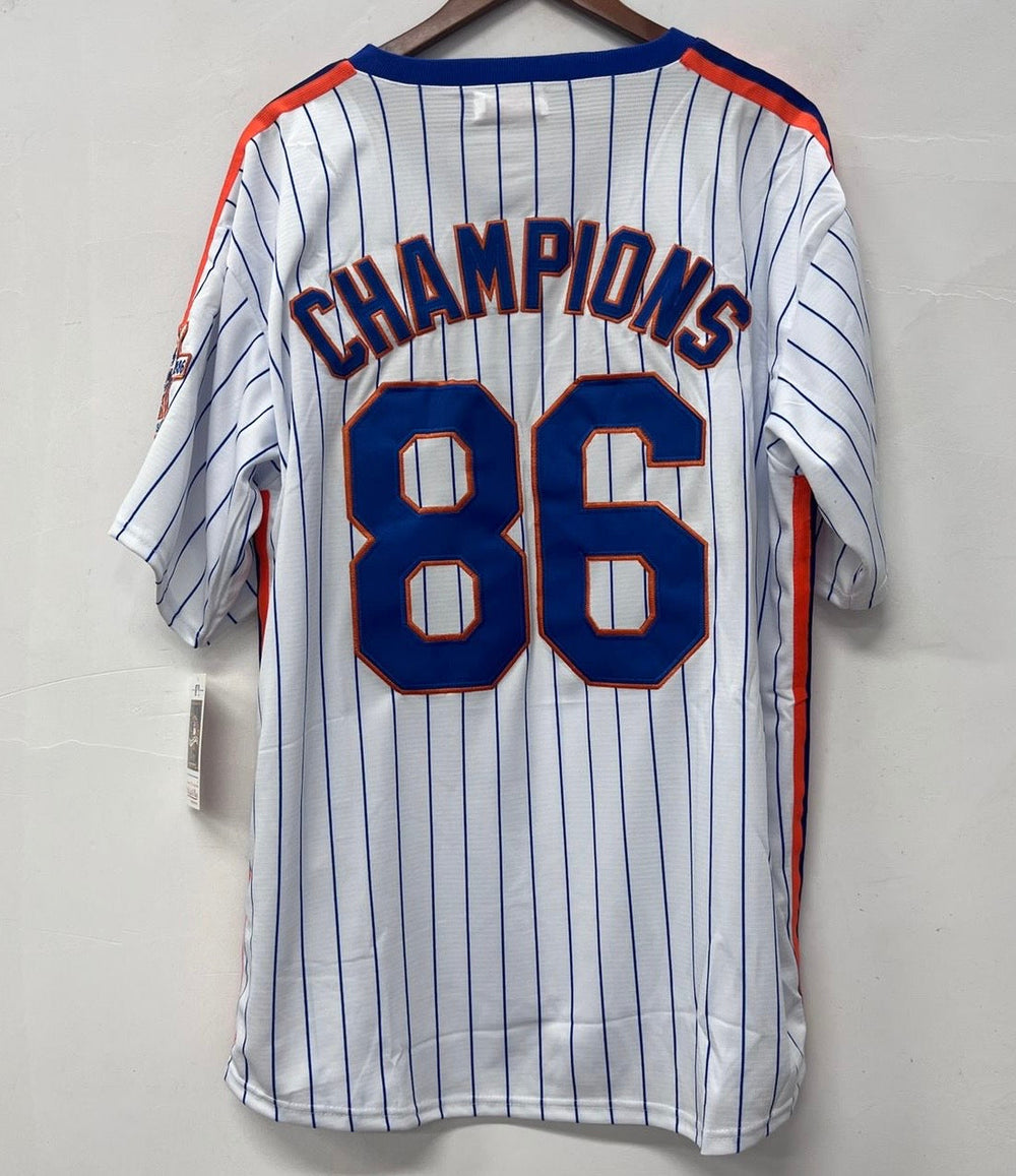 1986 New York Mets World Series Champions Jersey Mitchell &
