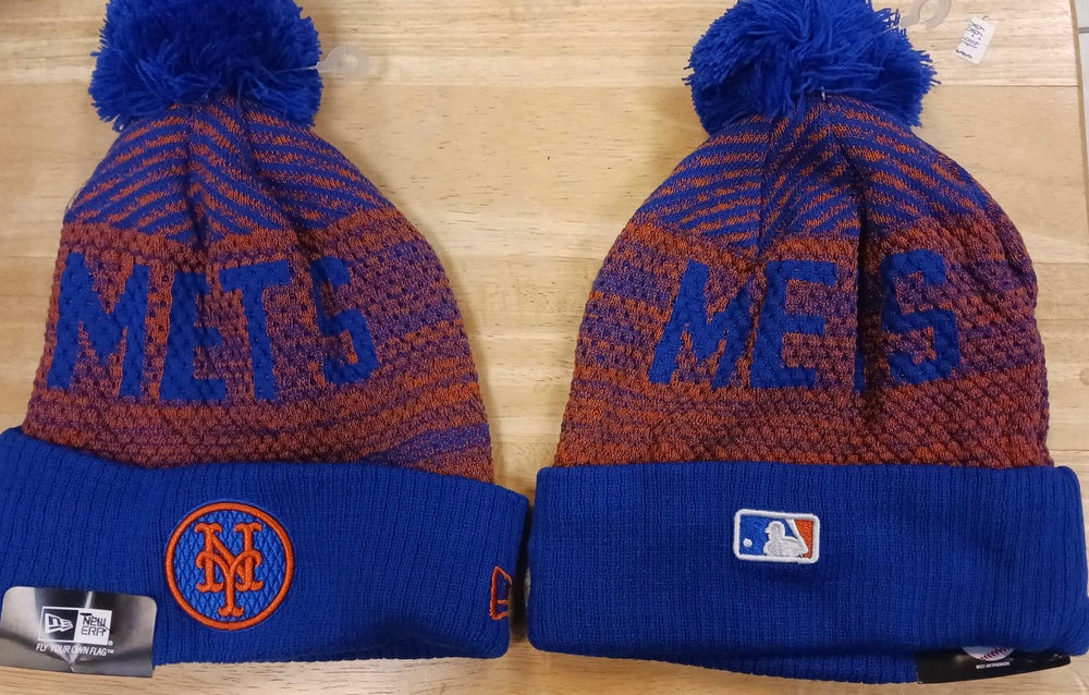 New York Mets MLB Era winter knit Hat with Pom