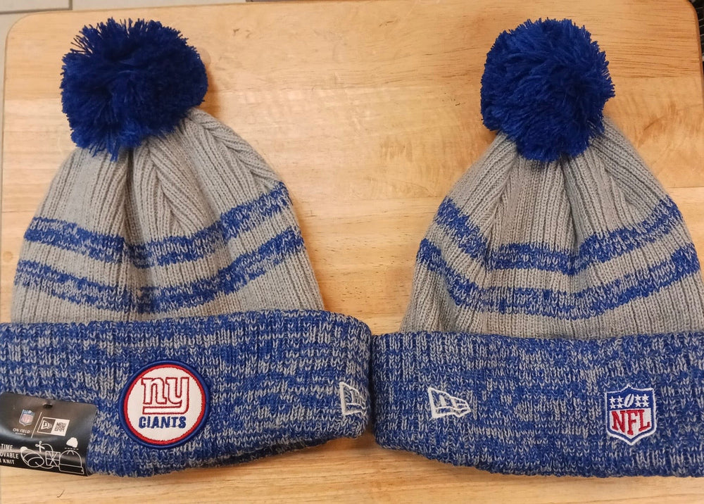 New York Giants NFL Era winter knit Hat with Pom