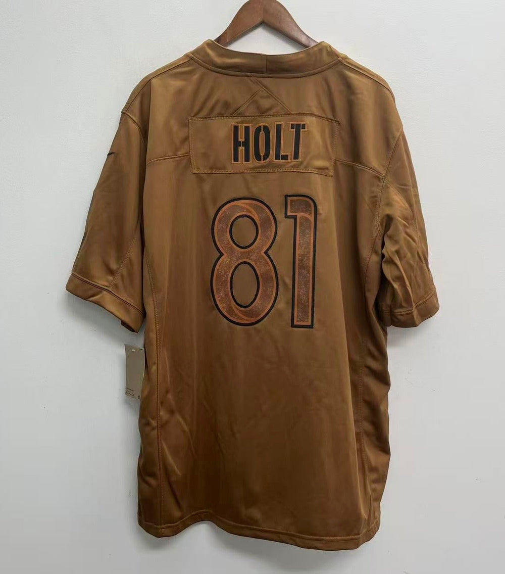 Torry Holt Los Angeles Rams Official NFL Nike Salute to