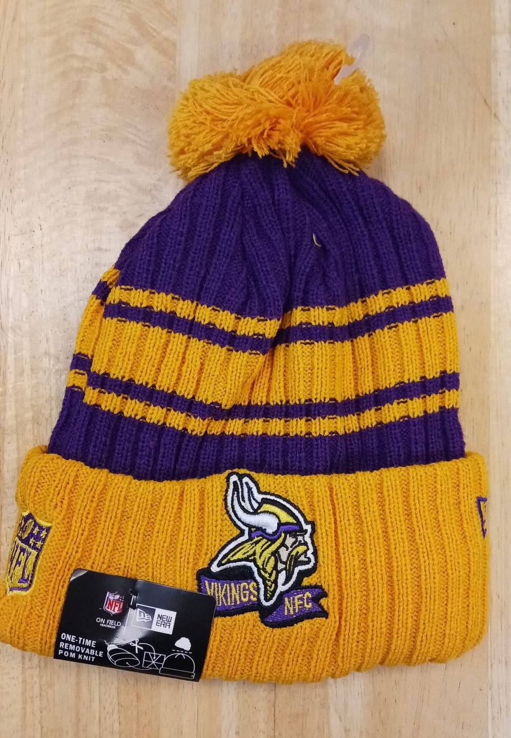 Minnesota Vikings Official NFL New Era winter Knit Hat with