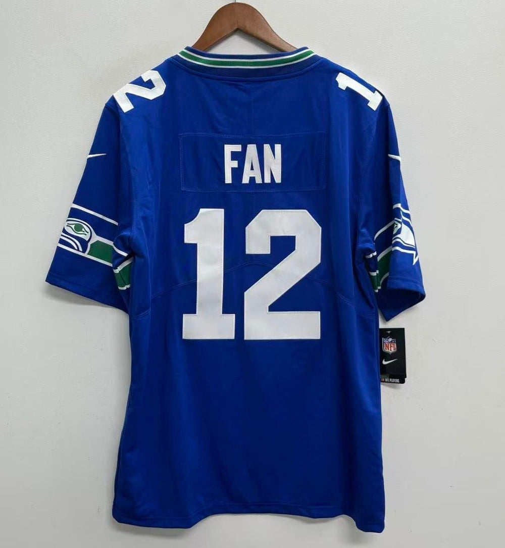 Seattle Seahawks 12 FAN Official NFL Jersey Nike Classic