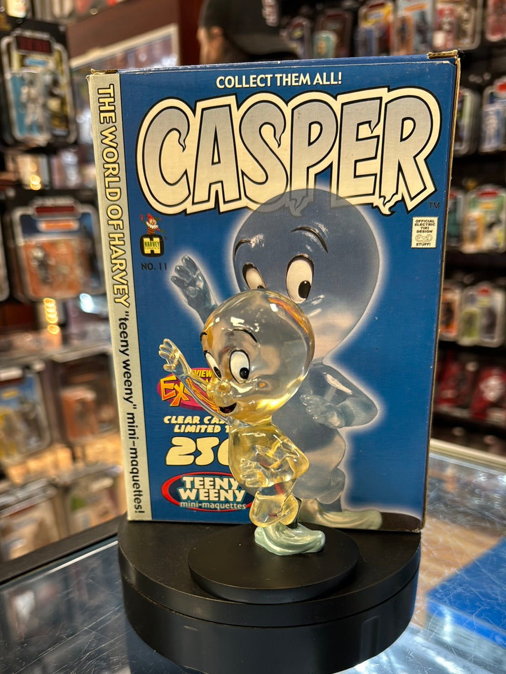 Clear Casper MIni Marquette 242/250 (World of Harvey, Casper Teeny Weeny) Open Box