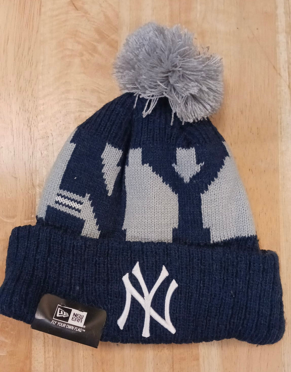 New York Yankees MLB Era winter knit Hat with Pom