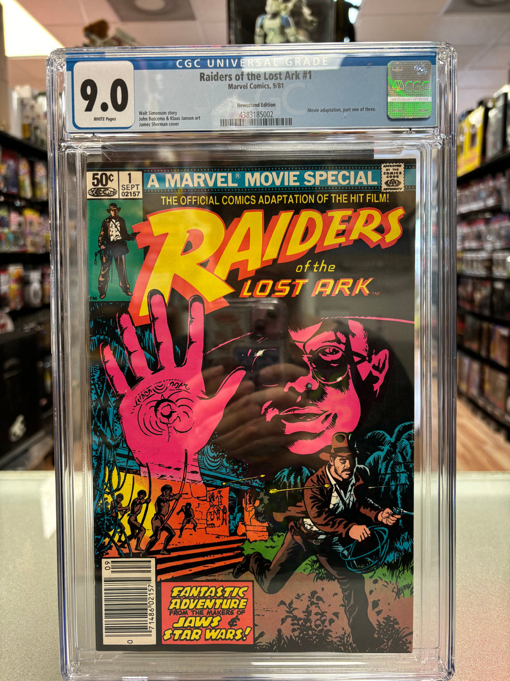 Raiders of the Lost Ark #1 (CGC Graded 9.0 White, Indiana Jones)
