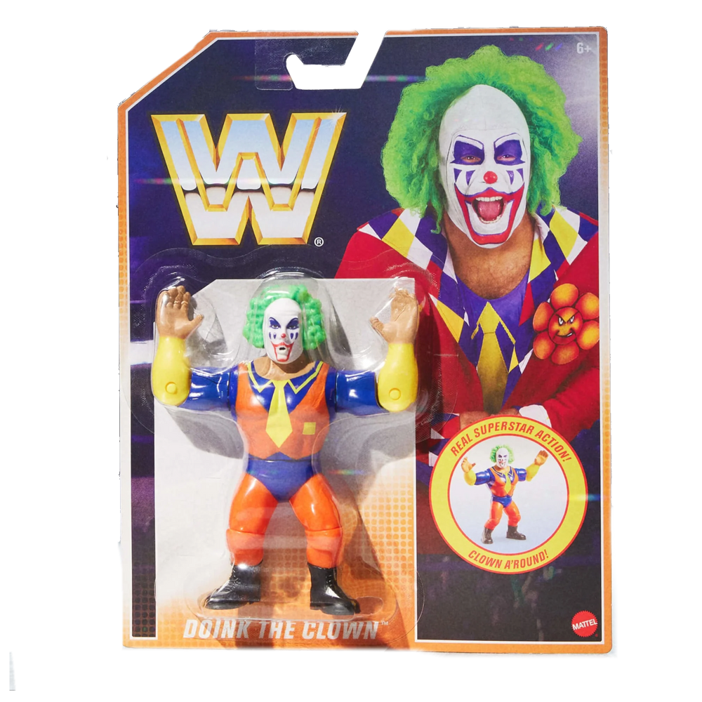Doink The Clown (WWE Retro, Mattel) SEALED