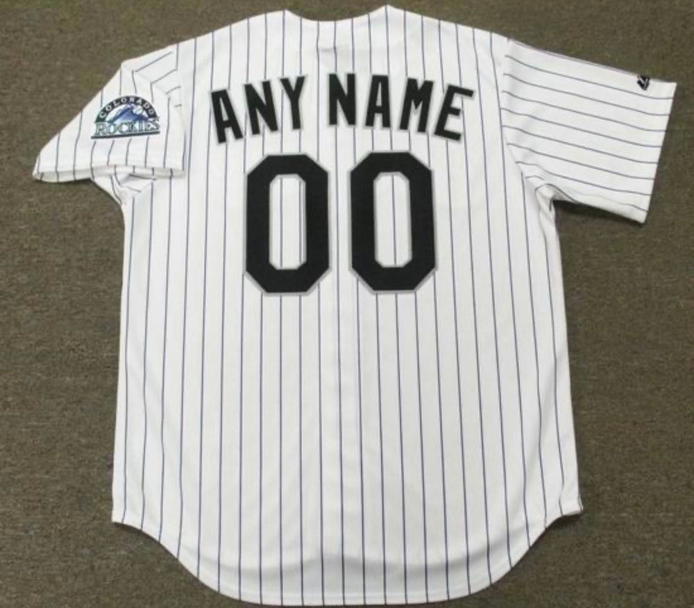 Any name & Number Custom Colorado Rockies Official MLB