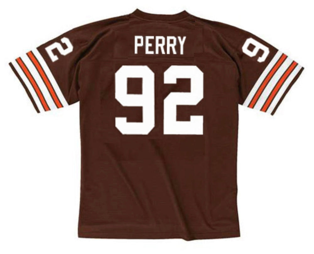 Michael Dean Perry Cleveland Browns Official NFL Mitchell &