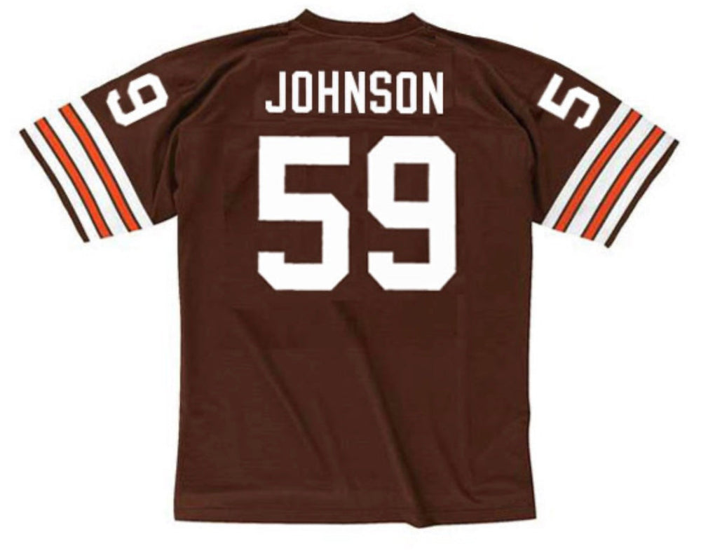 Mike Johnson Cleveland Browns Official NFL Mitchell & Ness