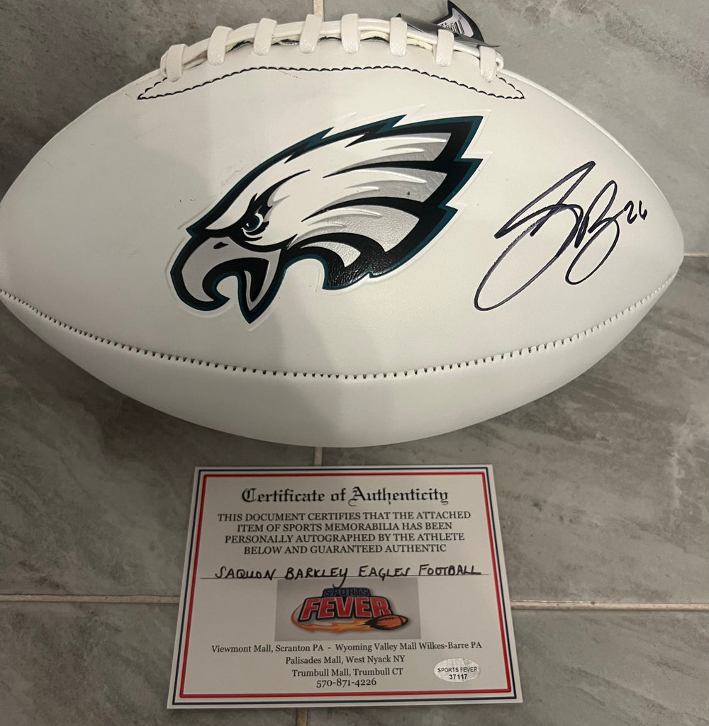 Saquon Barkley Autographed Philadelphia Eagles Football