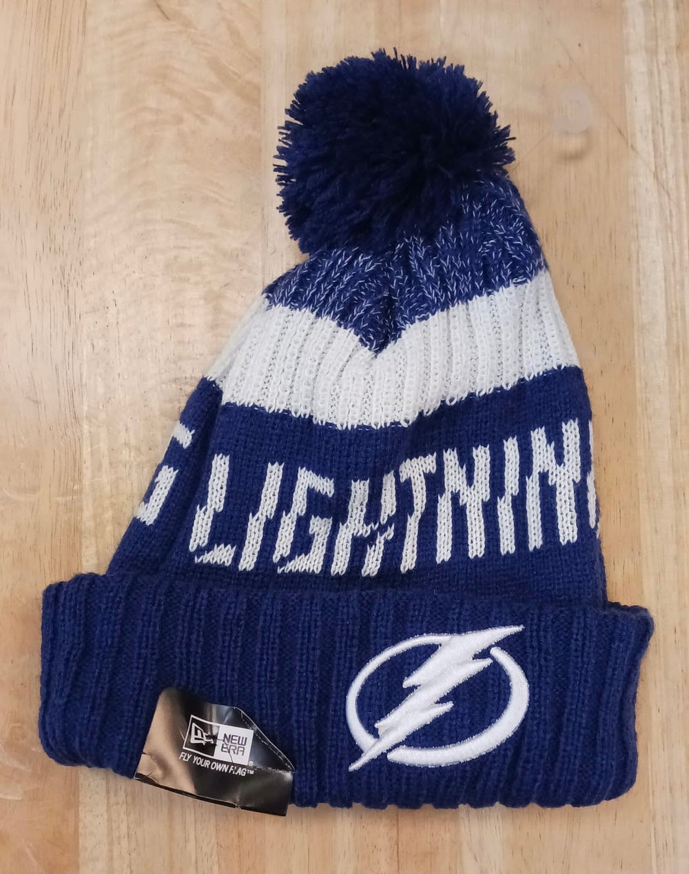 Tampa Bay Lightning NHL New Era winter Hat with Pom