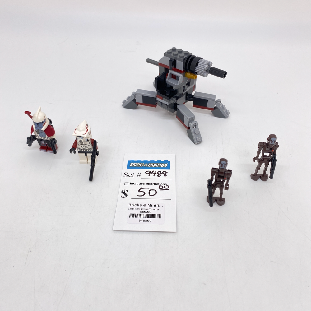 9488 Elite Clone Trooper & Commando Droid Battle Pack (U)