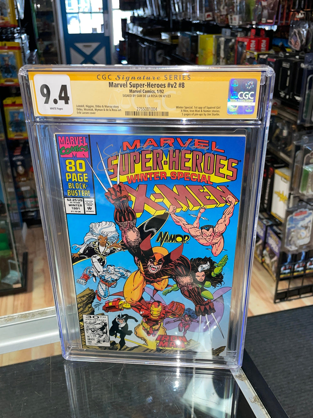 Marvel Winter Special 1991 (CGC 9.4 Signature Series, 1st Squirrel Girl) Sam De La Rosa