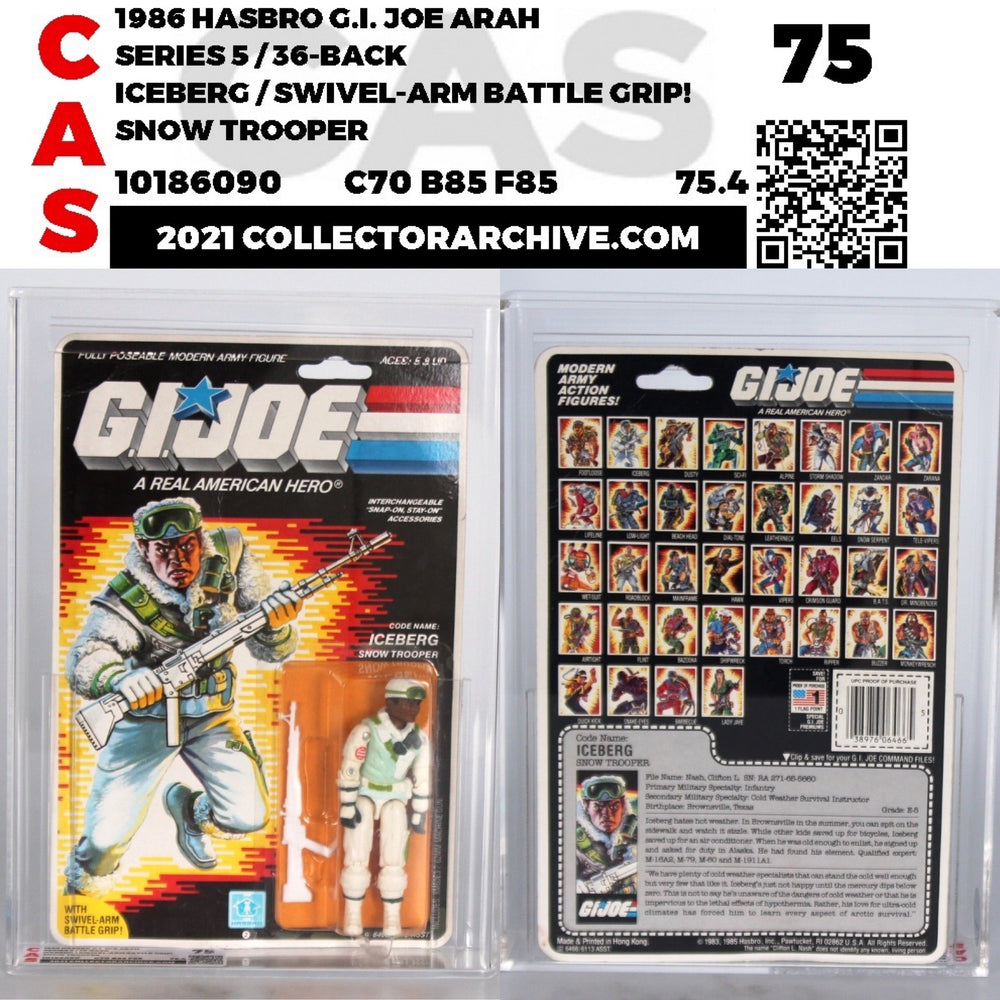 Iceberg Snow Trooper (GI Joe, Hasbro) **CAS Graded 75**
