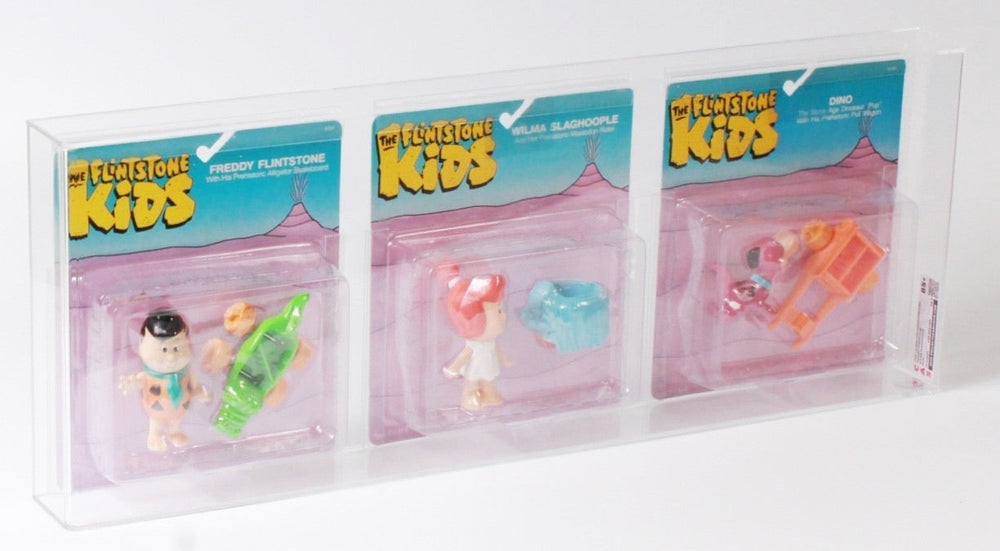 Flintstone Kids: Fred, Wilma, Dino (Flintstones, Coleco) **CAS GRADED 85/85/90**