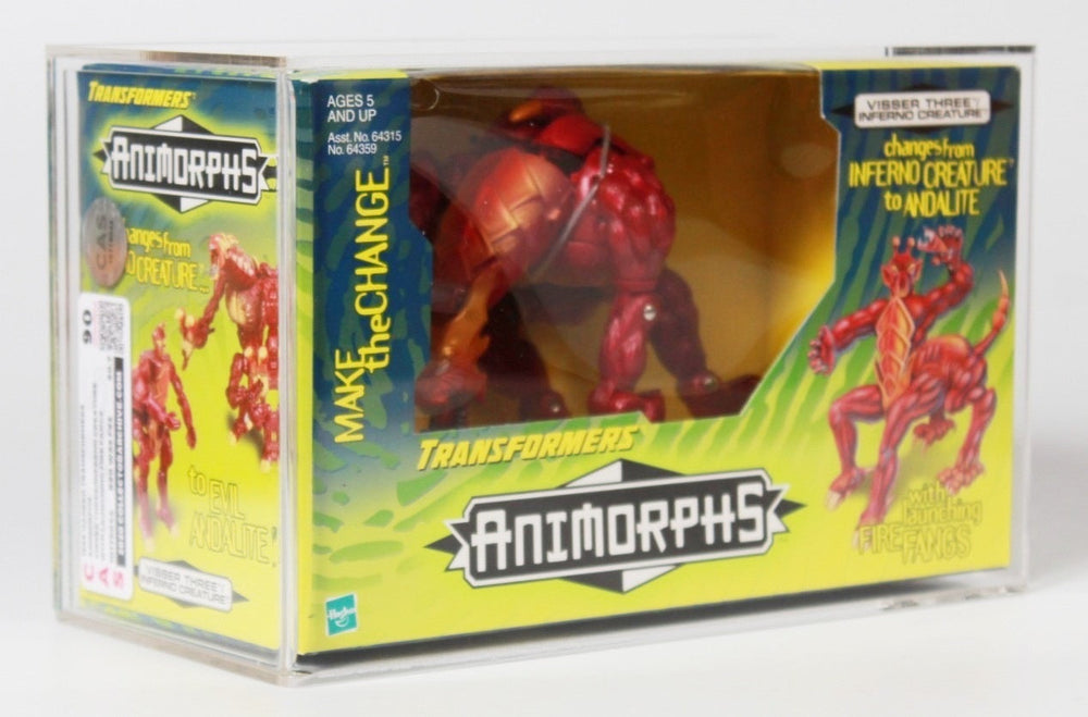 Three/Inferno (Transformers Animorphs, Hasbro) **CAS Graded 90/90/90 UC**