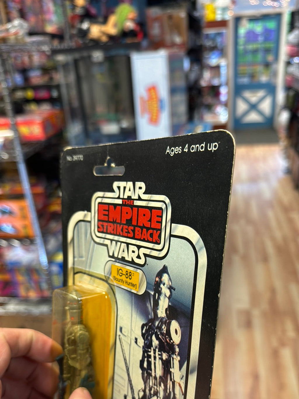IG-88 Bounty Hunter ESB 31A 1713 (Vintage Star Wars, Kenner) SEALED product image 16, provided for visual reference and