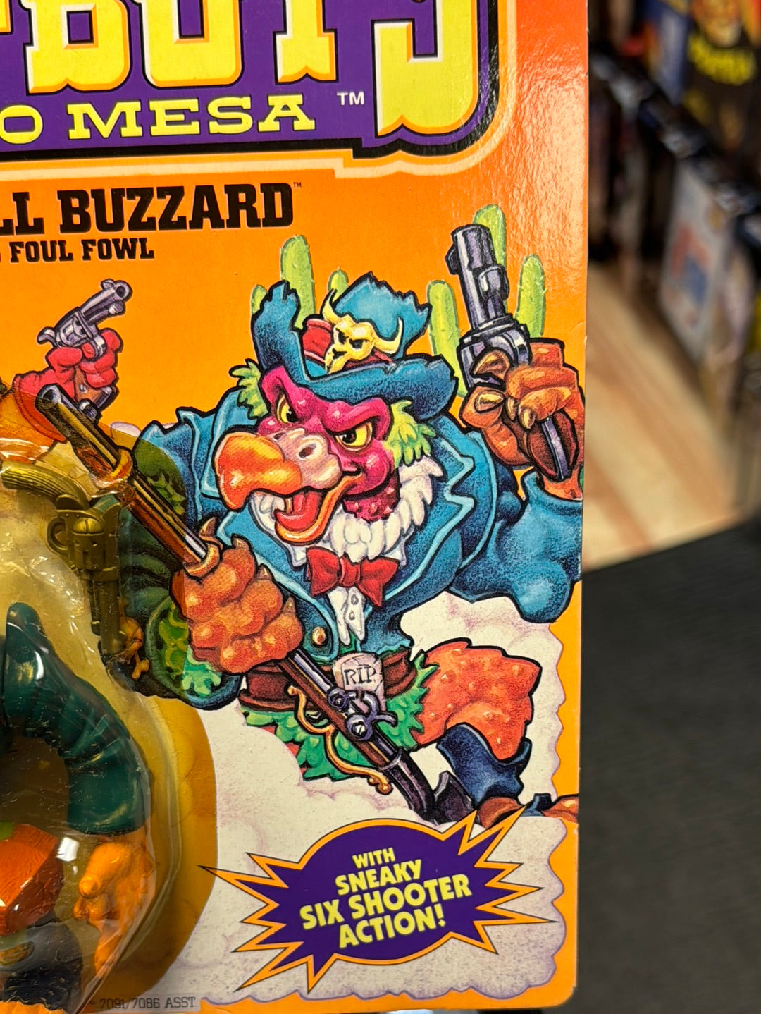 Boot Hill Buzzard 0312 (Vintage Cowboys of Moo Mesa, Hasbro) Sealed product image 5, provided for visual reference and