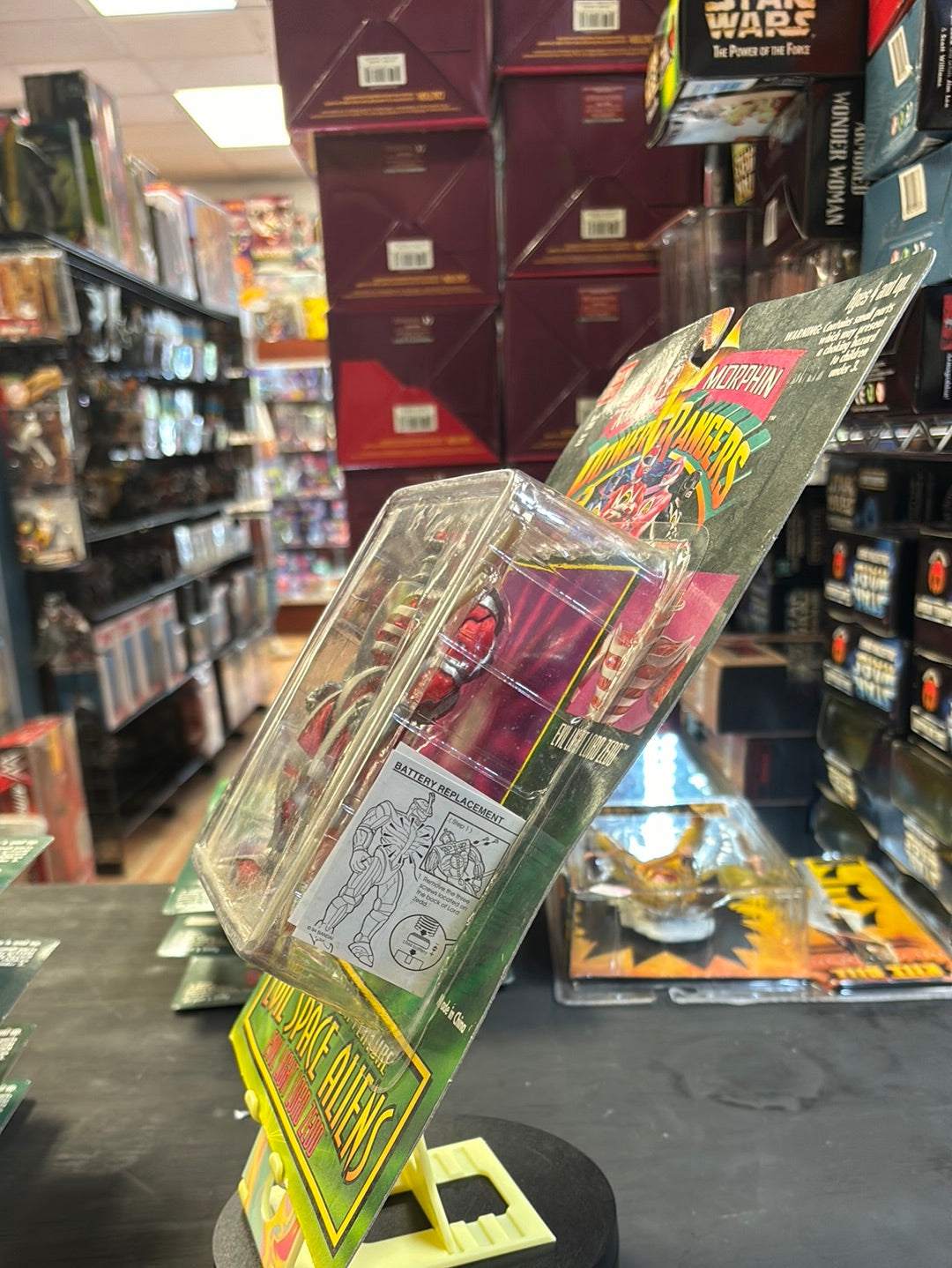 Evil Light Lord Zedd 1067 (Vintage MMPR Rangers, Bandai)SEALED product image 3, provided for visual reference and product