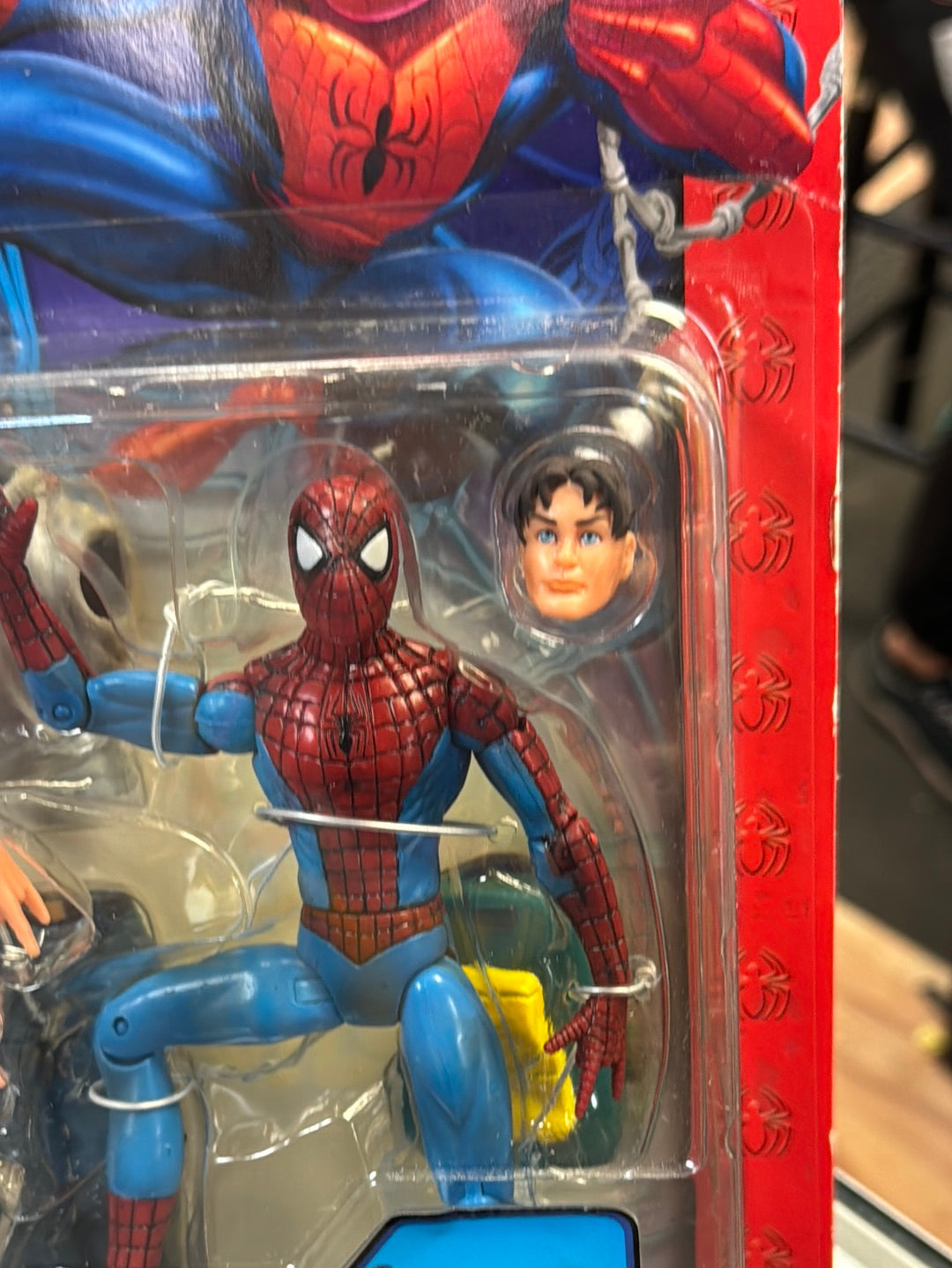 Secret Identity Spider-Man (Vintage Amazing Spider-Man, Toybiz) Sealed product image 4, provided for visual reference and