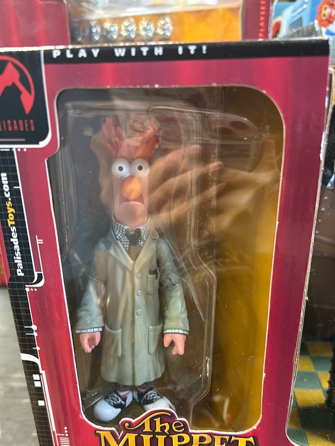 Muppet labs with Beaker (Vintage Muppets Show, Palisades)NIB product image 2, provided for visual reference and product