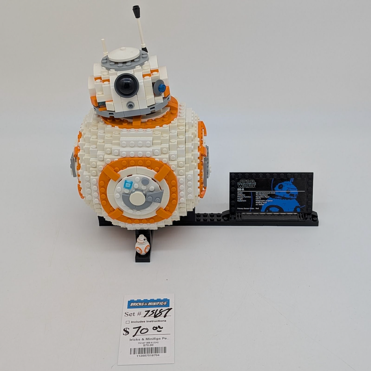 75187 Bb-8 (U4) product image 1, provided for visual reference and product detail review