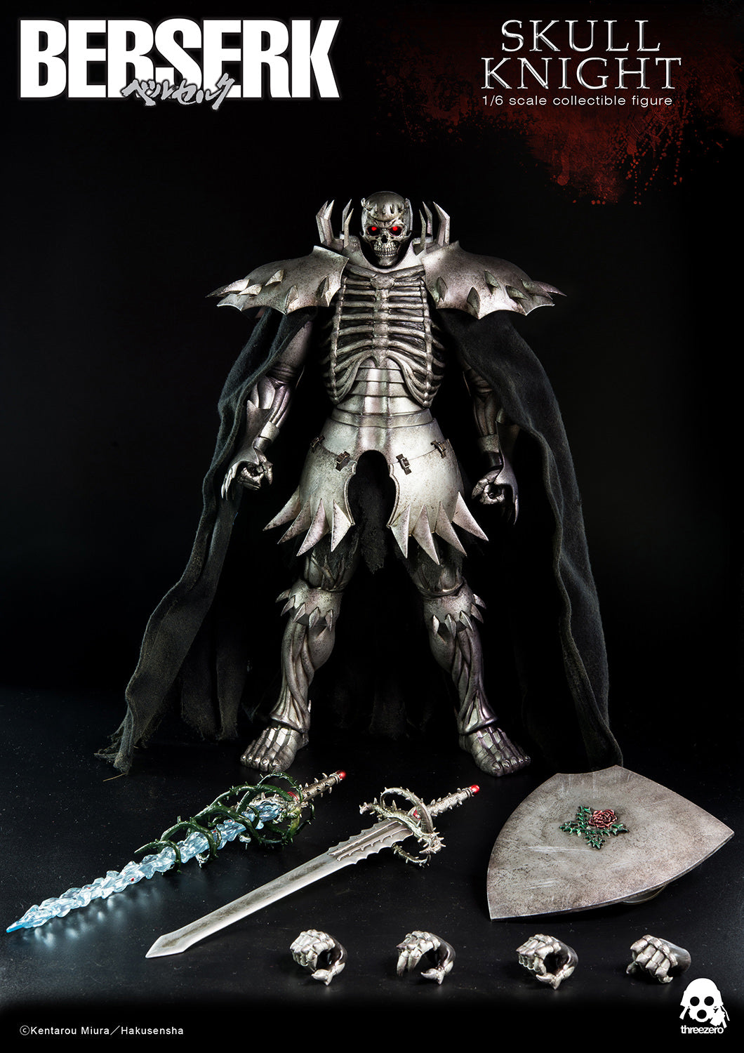 Skull Knight 1/6 Scale FigZero (ThreeZERO, Berzerk) product image 1, provided for visual reference and product detail review