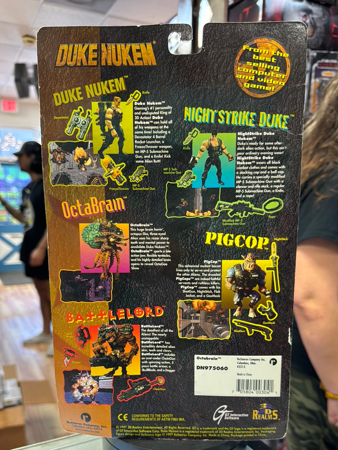 Octabrain (Vintage Duke Nukem, ReSaurus) SEALED product image 9, provided for visual reference and product detail review