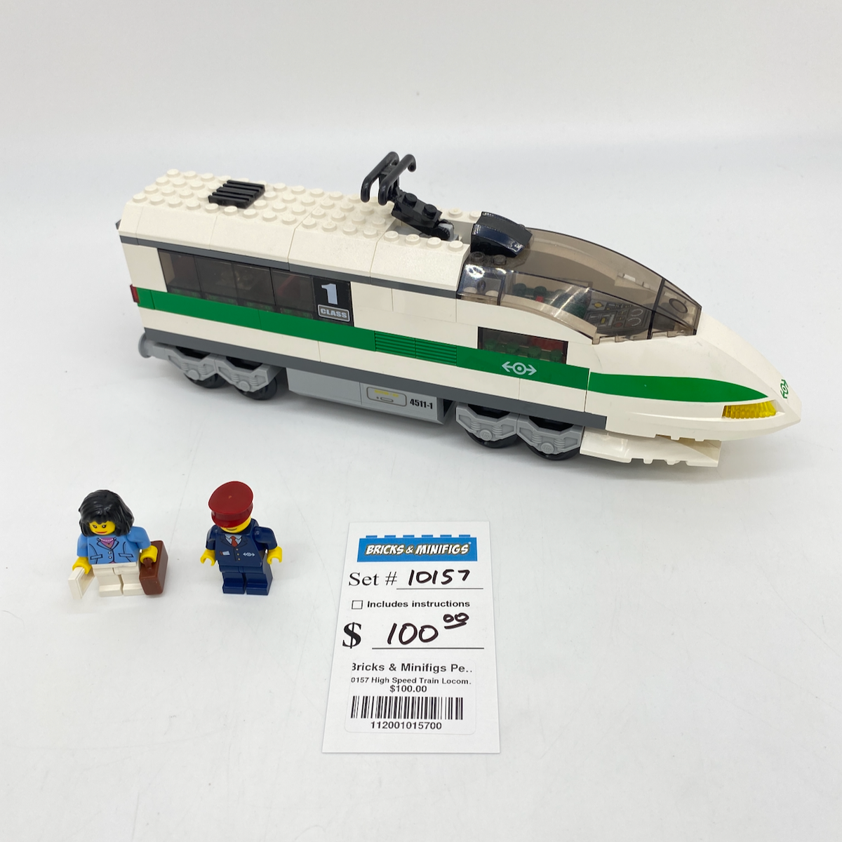 10157 High Speed Train Locomotive (U) product image 1, provided for visual reference and product detail review