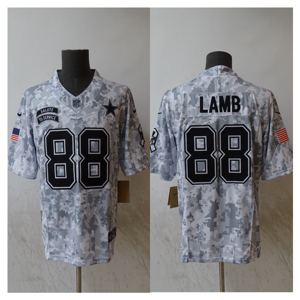 CeeDee Lamb Dallas Cowboys 2024 military salute to service product image 1