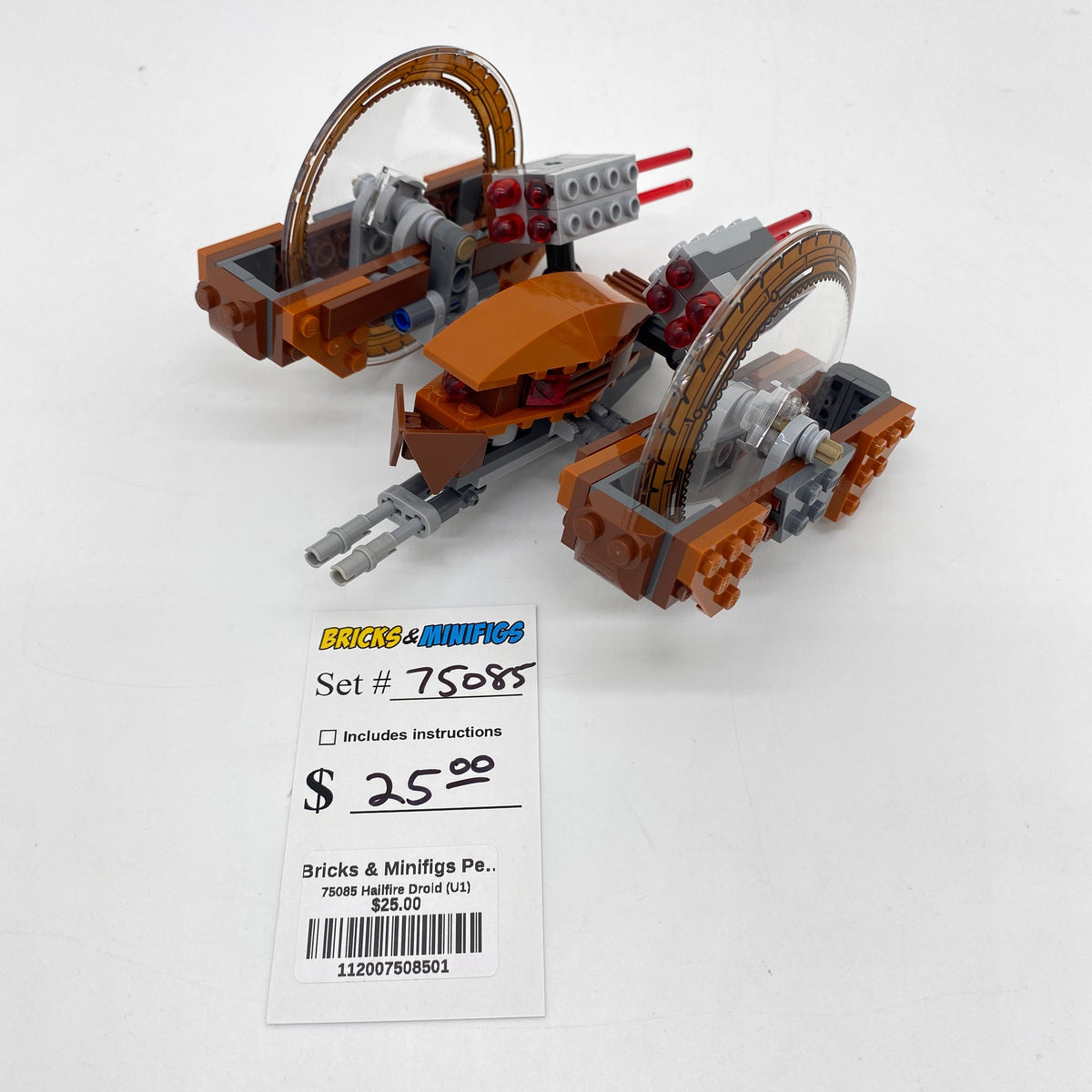 75085 Hailfire Droid (U1) product image 1, provided for visual reference and product detail review