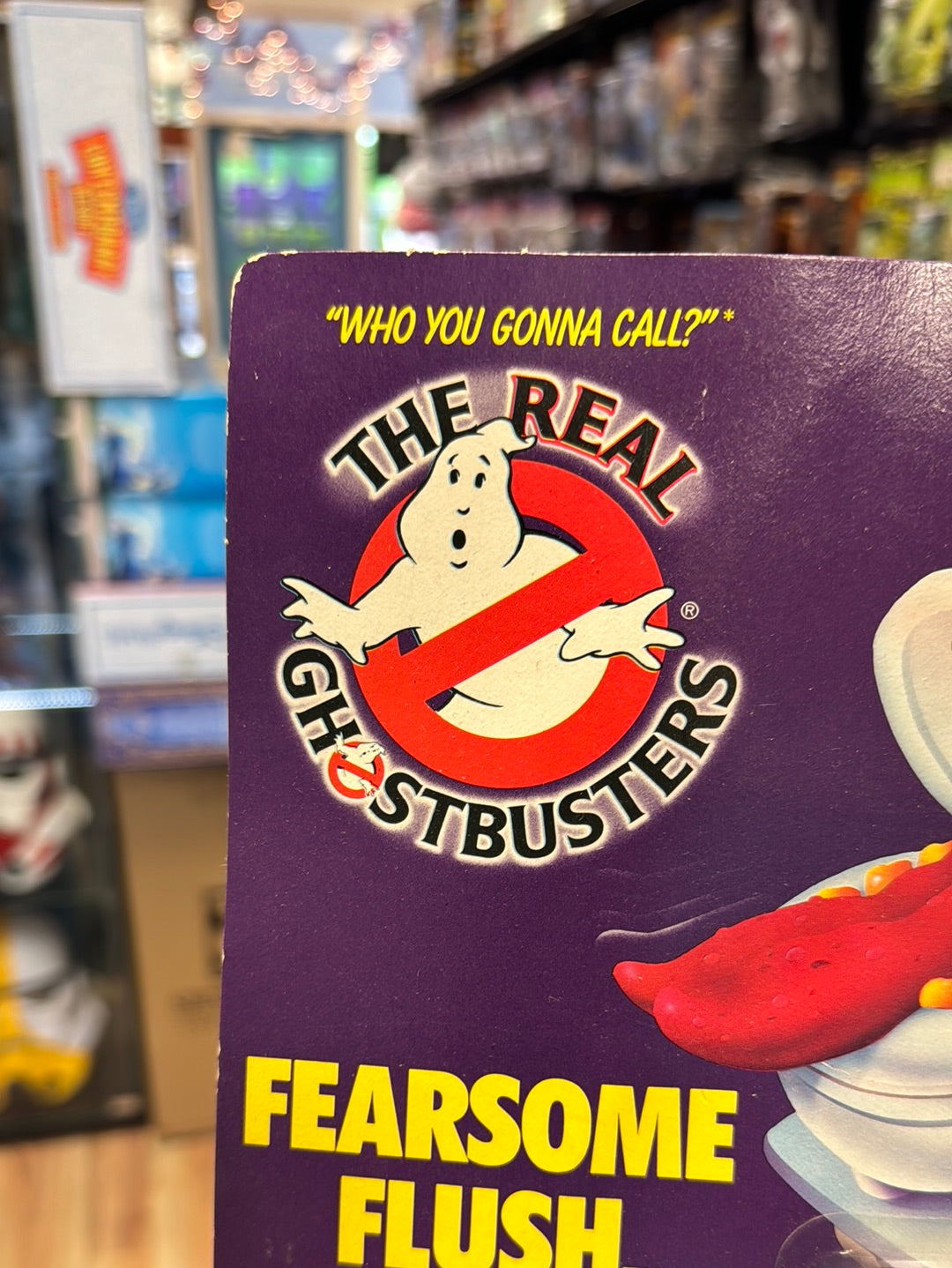 Fearsome Flush 1691 (Vintage Ghostbusters, Kenner) SEALED product image 3, provided for visual reference and product detail