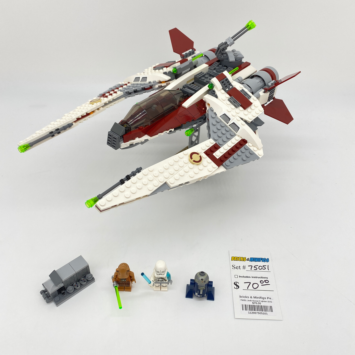 75051 Jedi Scout Fighter (U1) product image 3, provided for visual reference and product detail review