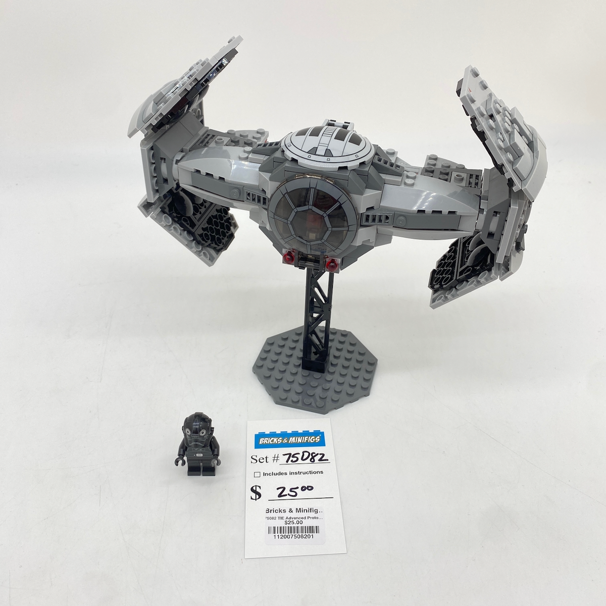 75082 TIE Advanced Prototype (U1) product image 1, provided for visual reference and product detail review