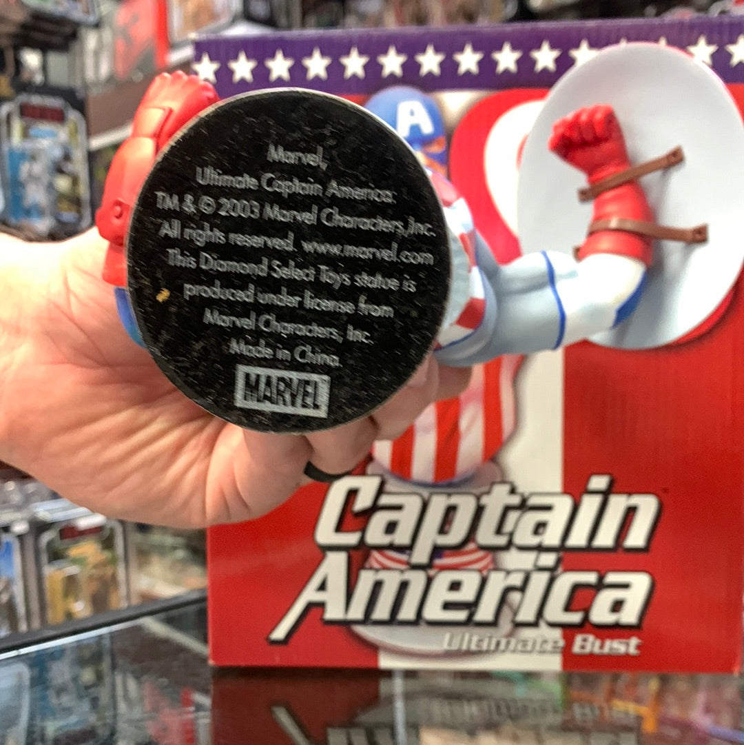 Captain America Ultimate Bust (Marvel, Diamond Select) Open Box product image 7, provided for visual reference and product