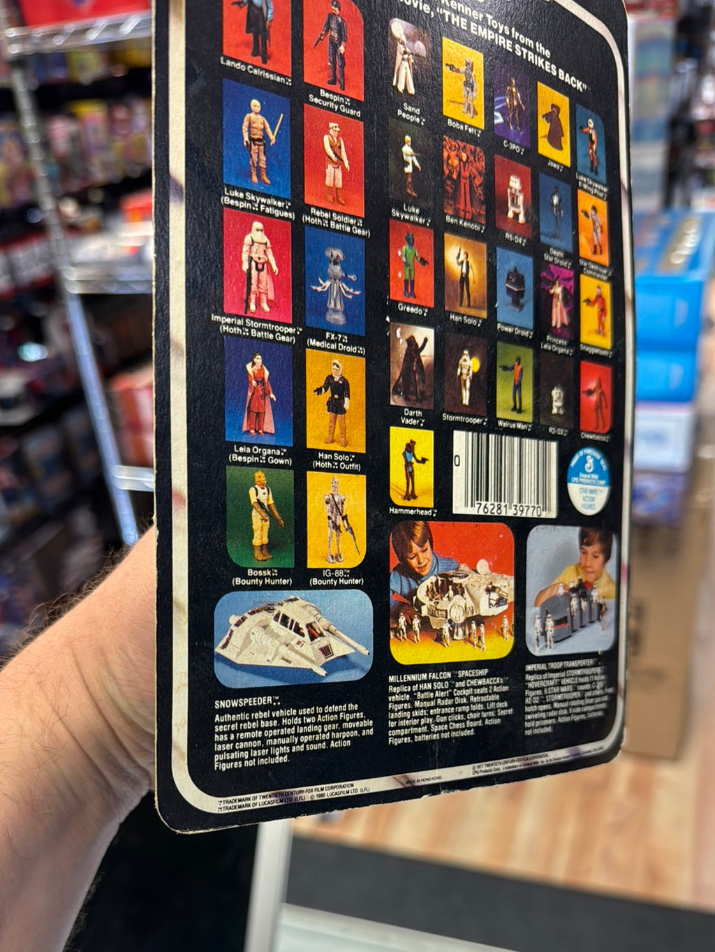 IG-88 Bounty Hunter ESB 31A 1713 (Vintage Star Wars, Kenner) SEALED product image 12, provided for visual reference and