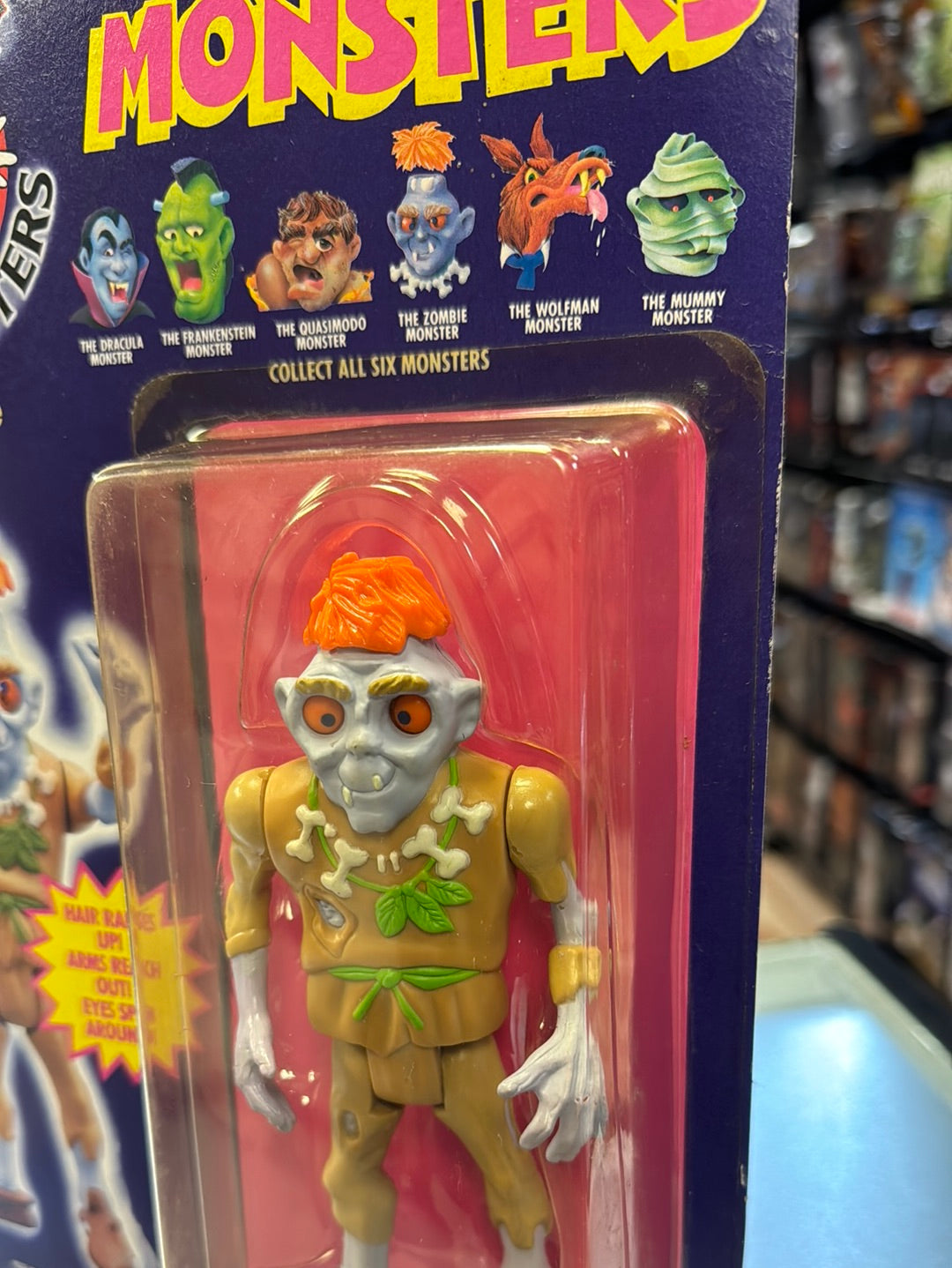 Zombie Monster 1398 (Vintage Ghostbusters, Kenner) SEALED product image 5, provided for visual reference and product detail