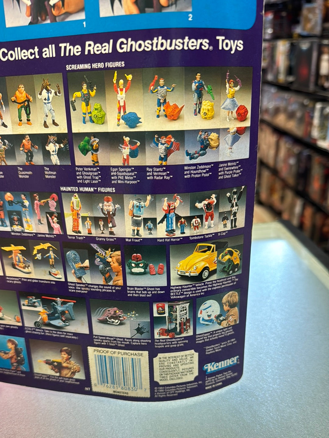 Dracula Monster 1689 (Vintage Ghostbusters, Kenner) SEALED product image 11, provided for visual reference and product