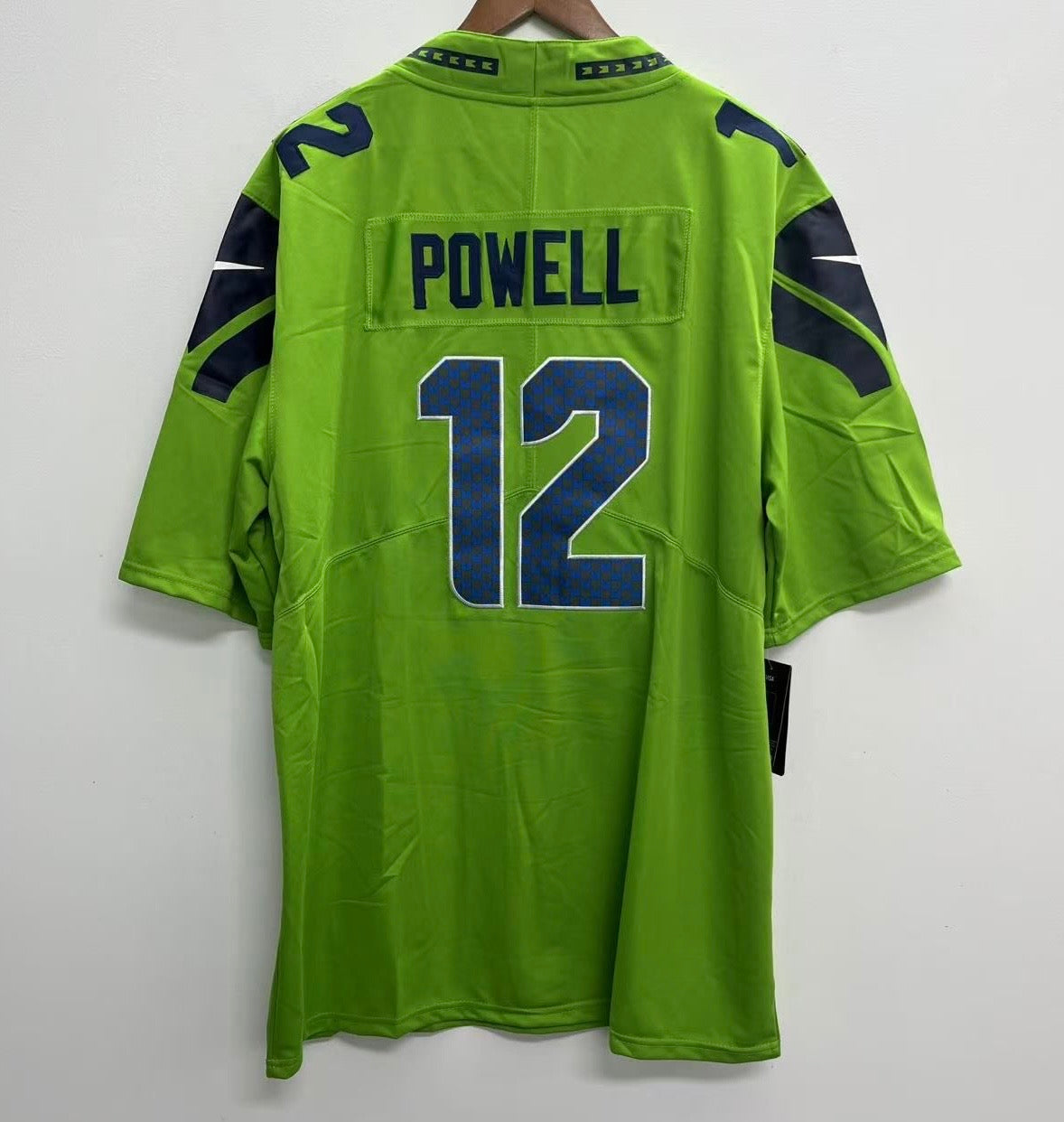 Any name & Number Seattle Seahawks Neon Green NFL Nike product image 3