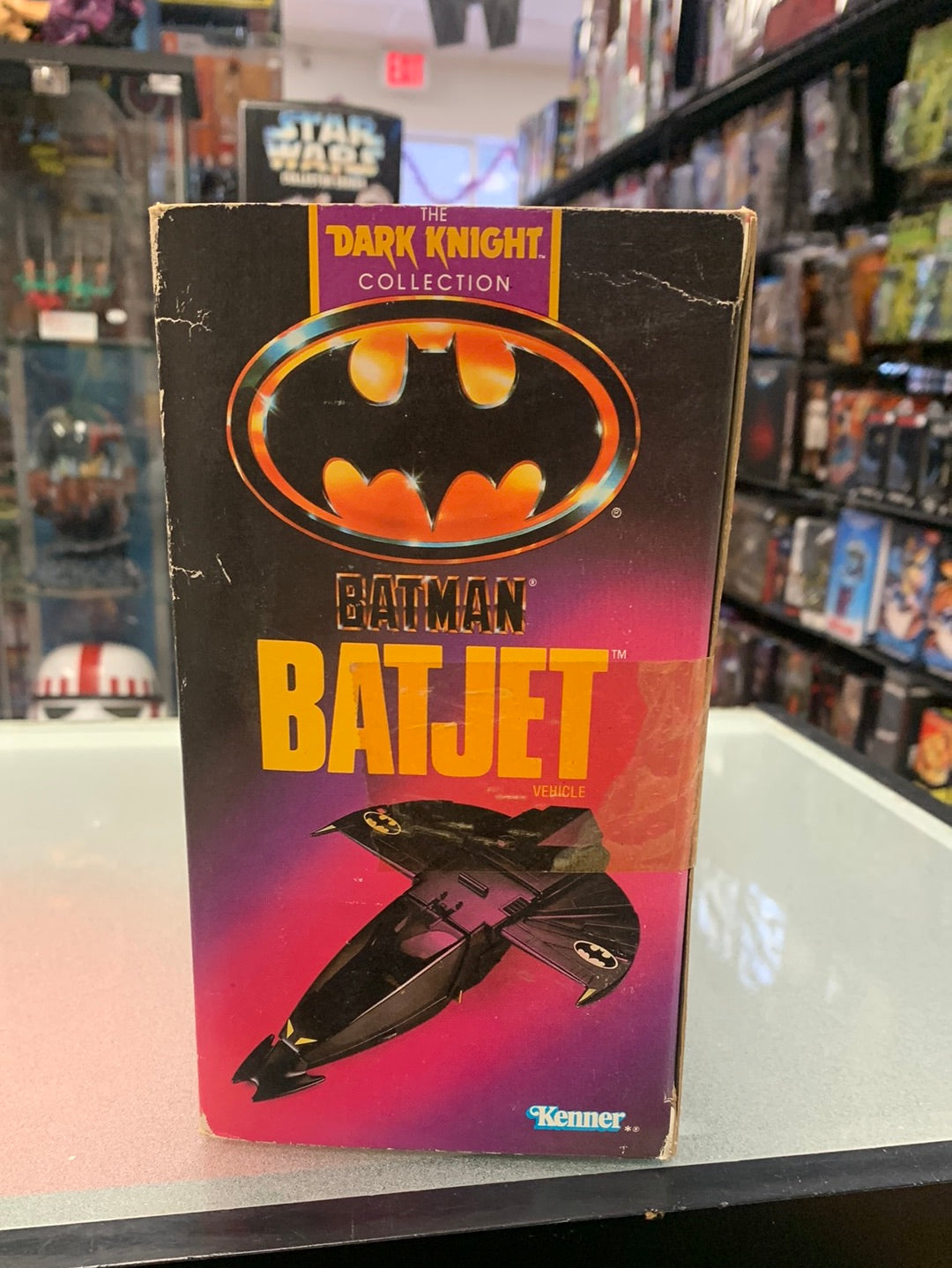 Batman Batjet with Blast off Missile (Batman Dark Knight, Vintage Kenner product image 5, provided for visual reference and