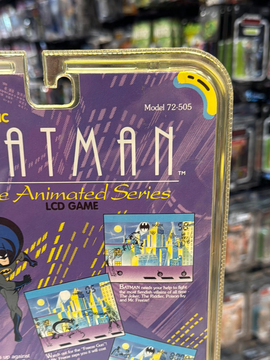 Electronic Animated Series Batman (Vintage Hand Held Game, Tiger) SEALED product image 9, provided for visual reference and