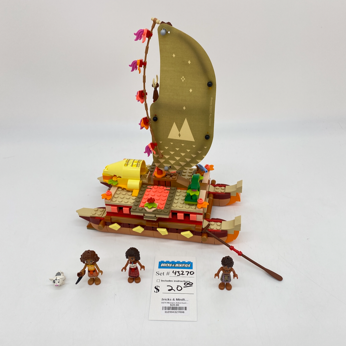 43270 Moana's Adventure Canoe (U) product image 1, provided for visual reference and product detail review