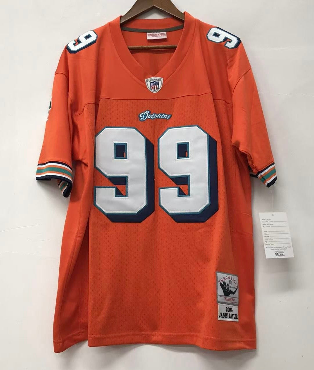 Jason Taylor Miami Dolphins Official NFL Mitchell & Ness product image 2