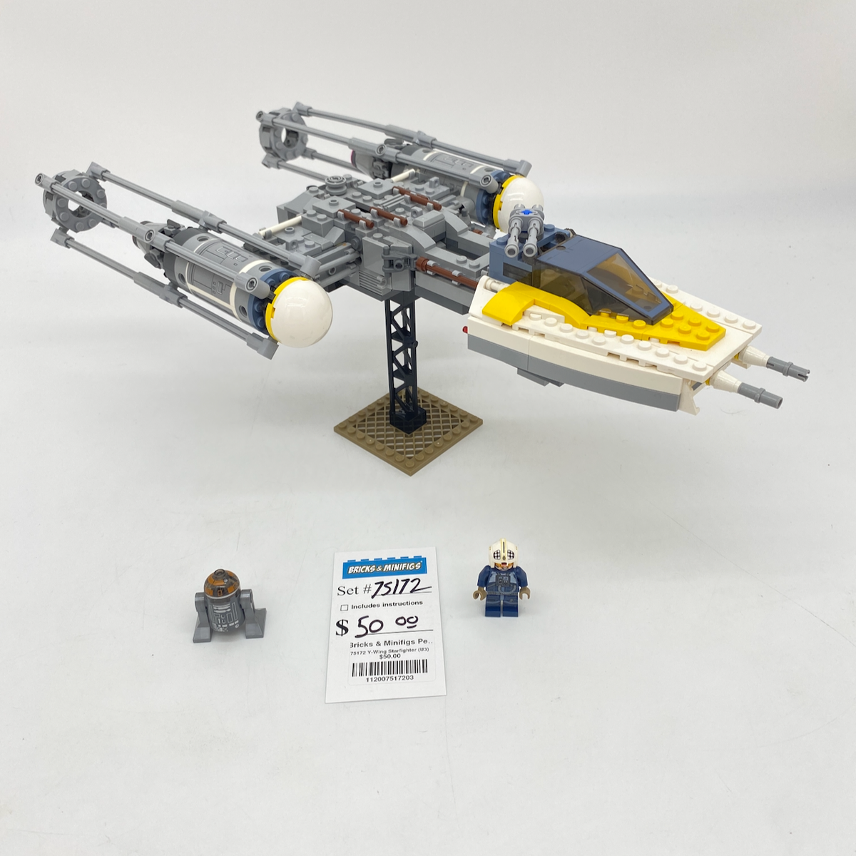 75172 Y-Wing Starfighter (U3) product image 1, provided for visual reference and product detail review