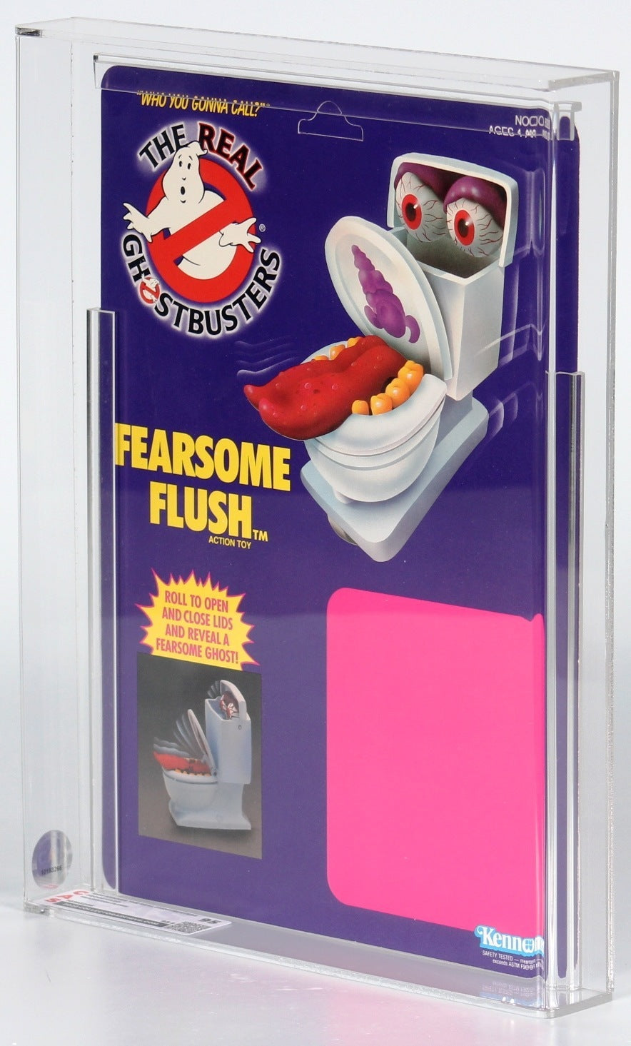 Proof Card Prototype: Fearsome Flush (Ghostbuster, Kenner) **CAS Graded 95** product image 3, provided for visual reference