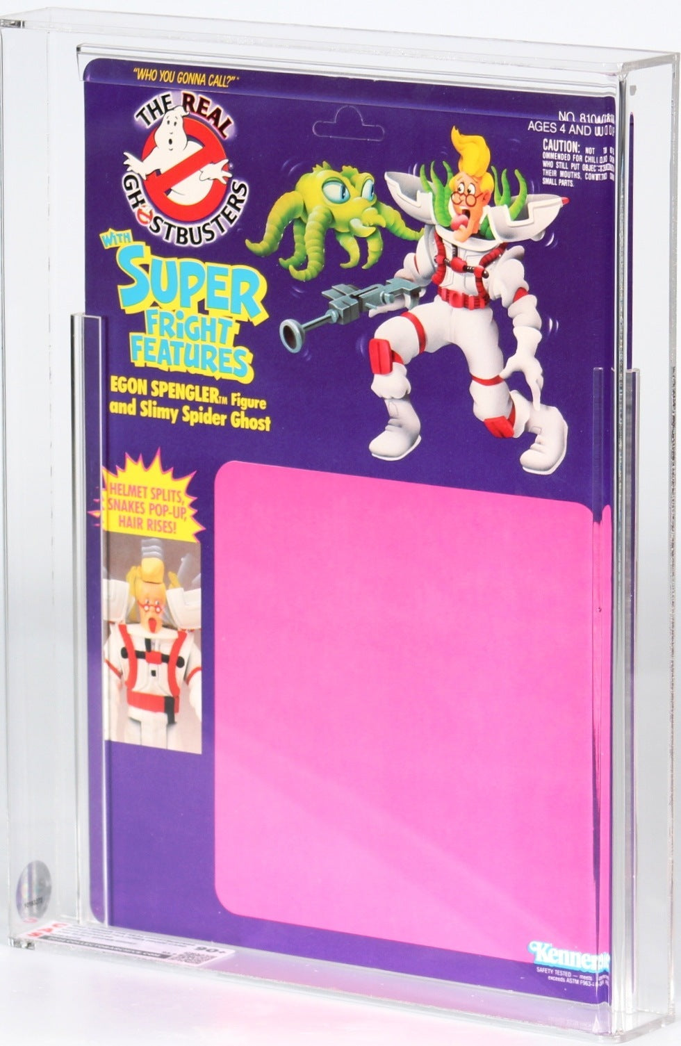 Proof Prototype: Fright Features Egon Spengler (Ghostbuster, Kenner) **CAS Graded 90+** product image 3, provided for visual