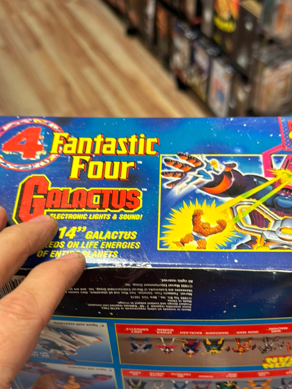 Electronic Lights & Sound Galactus (Vintage Marvel Fantastic Four, Toybiz) SEALED product image 13, provided for visual