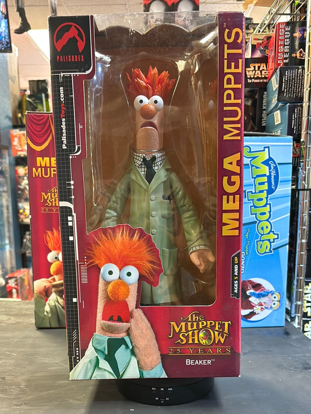 Mega Muppets Beaker 13 Inch 1072 (Vintage Muppets Show, Palisades) NIB product image 1, provided for visual reference and