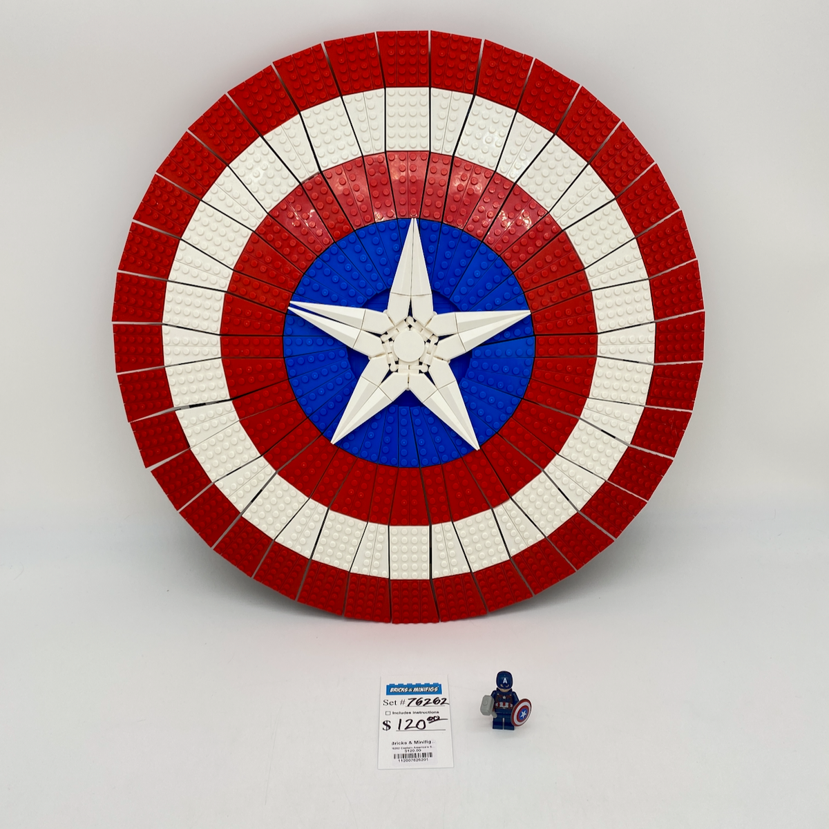 76262 Captain America's Shield (U1) product image 1, provided for visual reference and product detail review