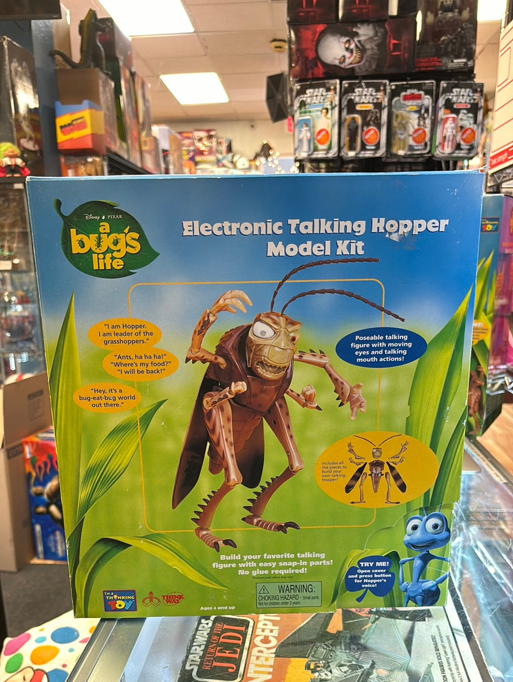 Electronic Talking Hopper Model Kit(Vintage Bugs Life, Thinking Toy) SEALED